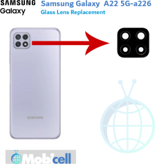 شیشه لنز دوربین سامسونگ samsung galaxy A22 5G-a226