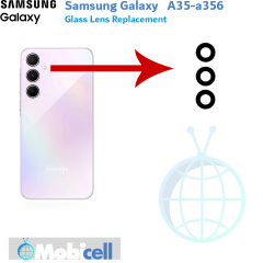 شیشه لنز دوربین سامسونگ samsung galaxy A35-a356