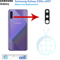 شیشه لنز دوربین سامسونگ samsung galaxy A50s-a507