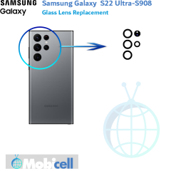 شیشه لنز دوربین گوشی سامسونگ Samsung galaxy S22 Ultra-S908